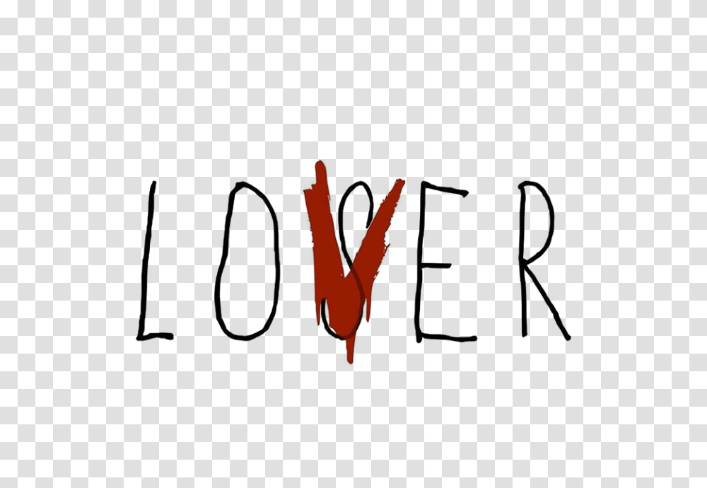 Loser Lover It Pennywise Film Freetoedit, Label, Pillow, Cushion Transparent Png