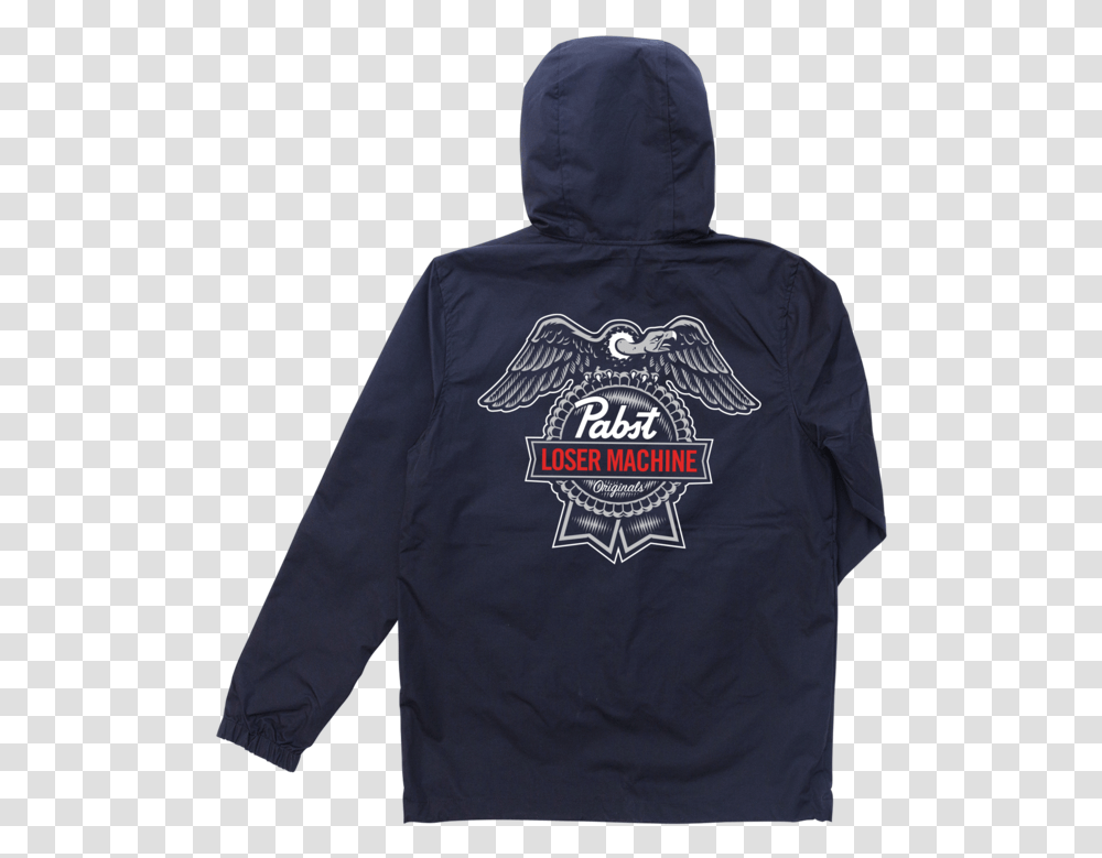 Loser Machine X Pabst Blue Ribbon - Company Hooded, Clothing, Apparel, Hoodie, Sweatshirt Transparent Png