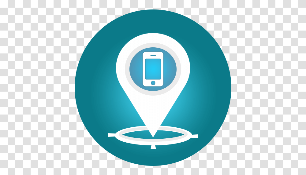 Lost Phone 1 Find My Phone Icon Teal, Symbol, Logo, Trademark, Triangle Transparent Png
