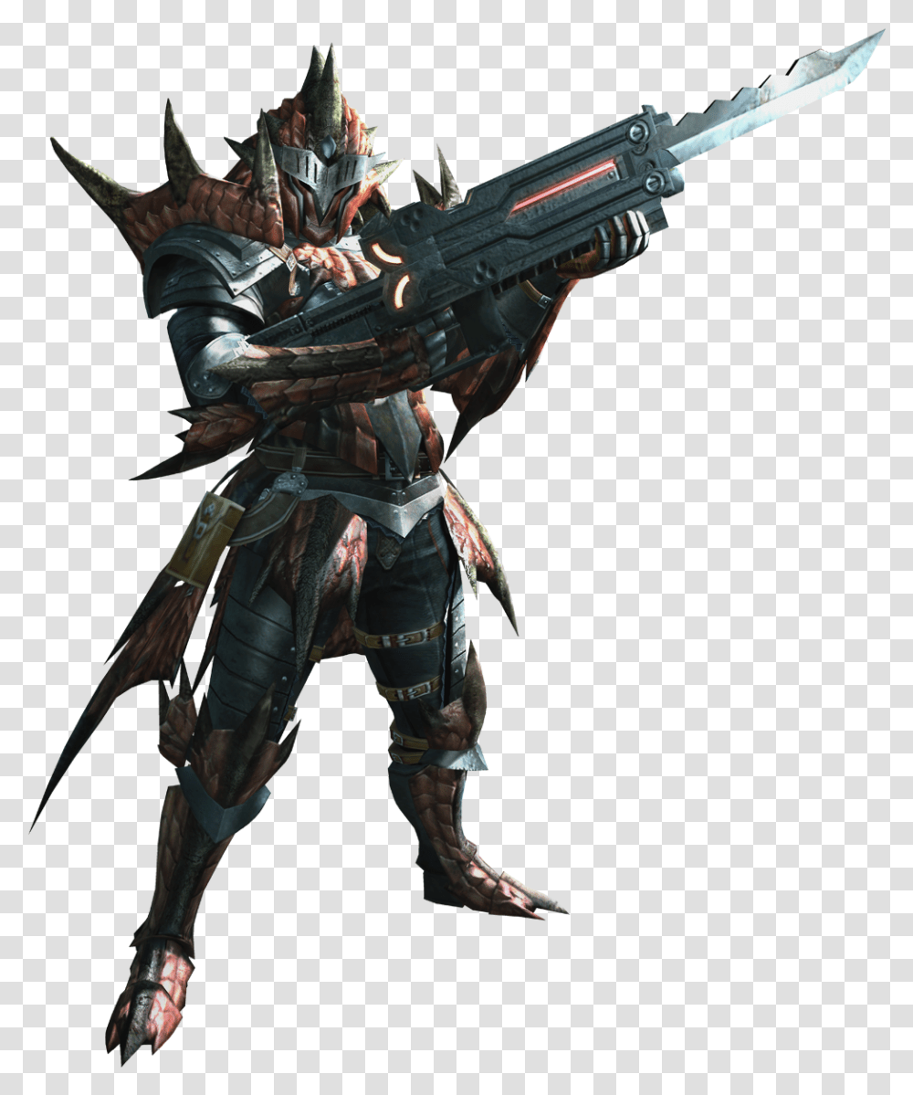 Lost Planet 2 Rathalos Armor, Person, Human, Gun, Weapon Transparent Png