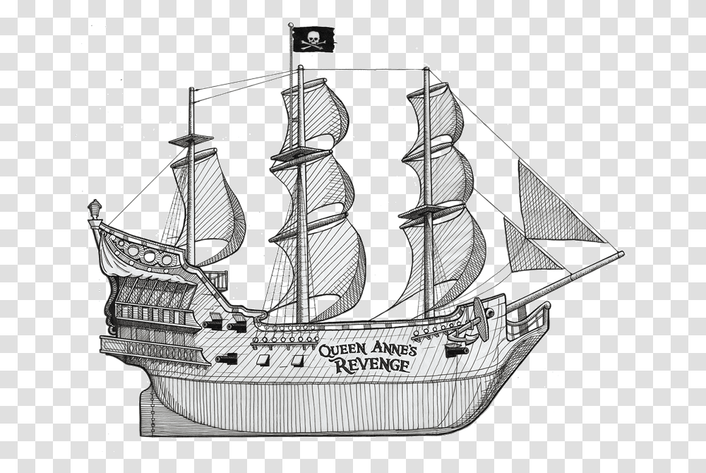 Lost Plunder Georgia State University News Draw Queen Annes Revenge Ship, Boat, Vehicle, Transportation, Cruiser Transparent Png