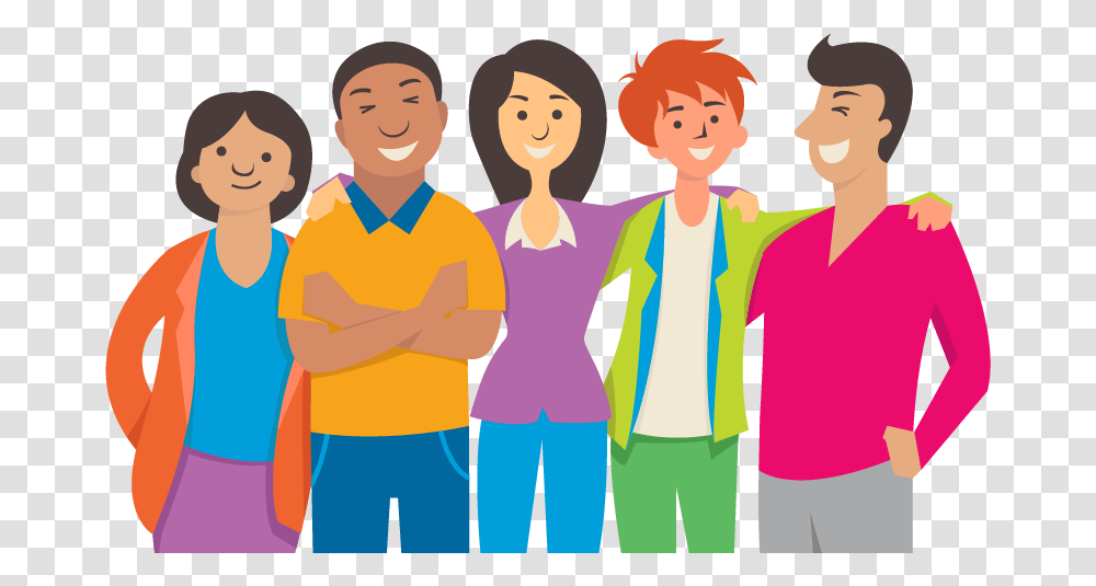 Lot Of Happy People, Person, Family, Female Transparent Png