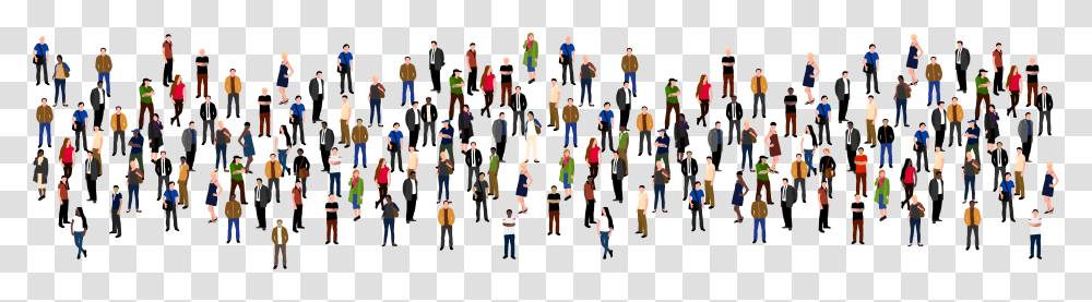 Lot Of People, Person, Human, Standing, Walking Transparent Png