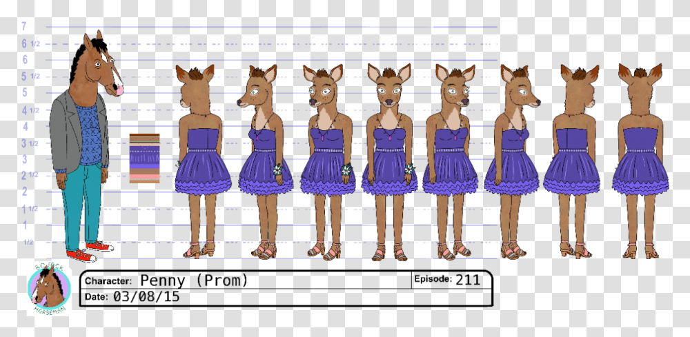 Lotankritchman Penny Bojack Horseman Charlotte, Person, Female, Woman Transparent Png