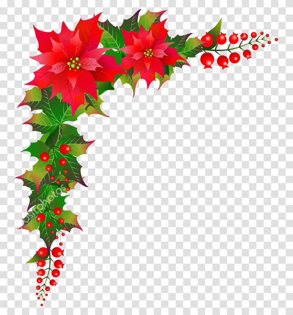 Loteria De Navidad Del Club Natacin Guadalajara Flore De Navidad, Floral Design, Pattern Transparent Png