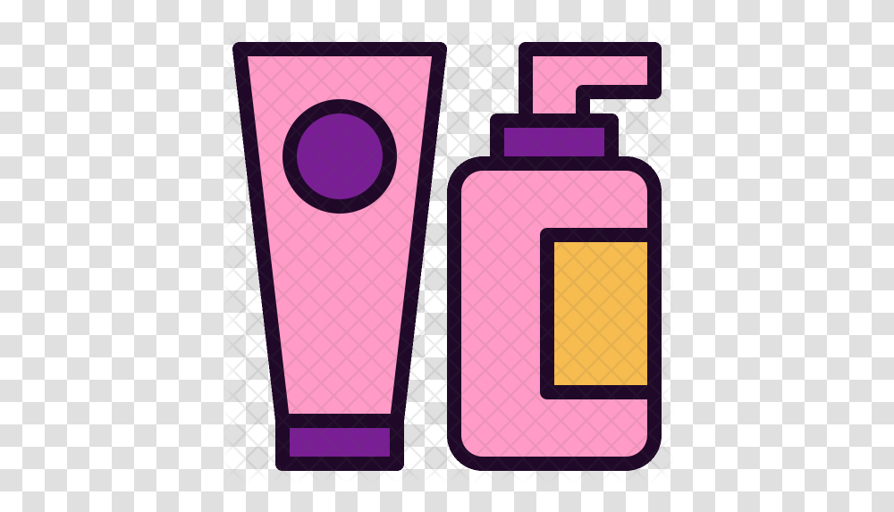 Lotion Icon Of Colored Outline Style Lotion Icon, Purple, Electronics, Ipod, Number Transparent Png