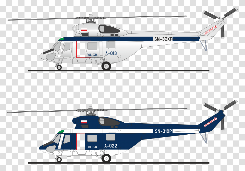 Lotnictwo Policji Schemat Malowania Policyjne, Helicopter, Aircraft, Vehicle, Transportation Transparent Png
