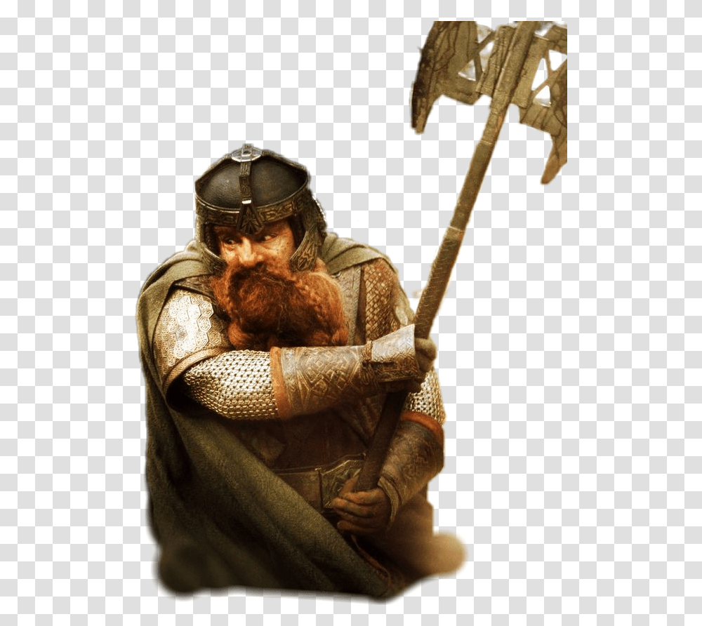 Lotr Gimli Gimli Lord Of The Rings, Face, Person, Human, Axe Transparent Png