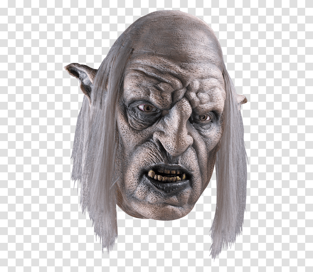Lotr Orc Overseer Mask Lord Of The Rings Warlock, Head, Face, Person, Human Transparent Png