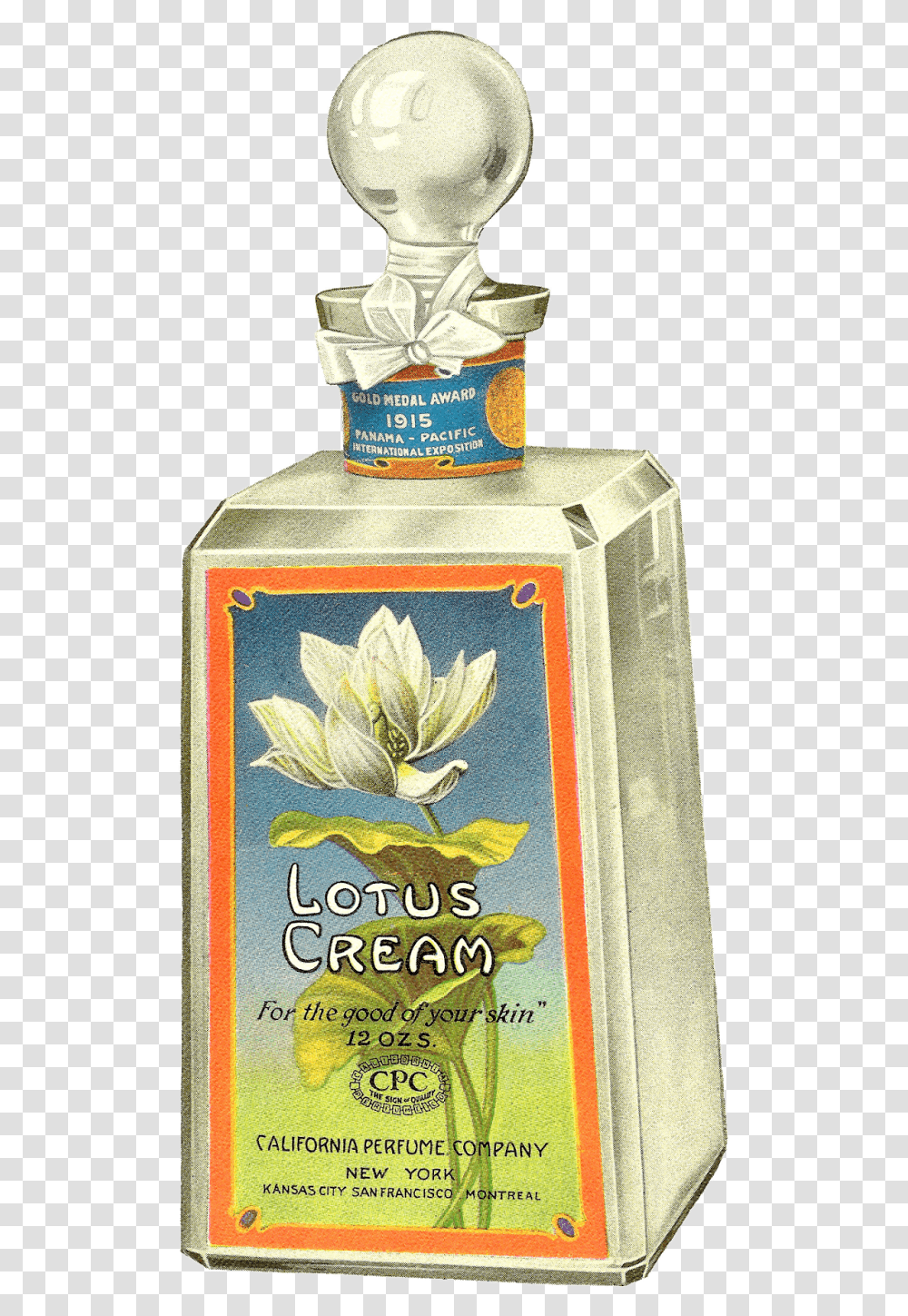 Lotus Cream Skin Lotion Lotion, Book, Bottle, Tin, Cosmetics Transparent Png