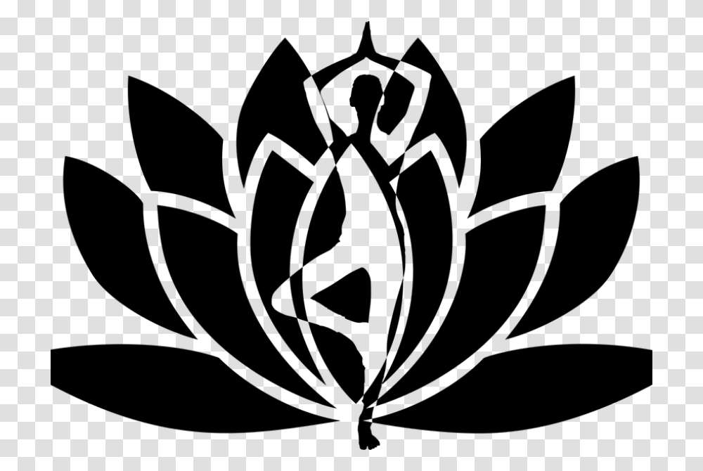 Lotus Flower Background For Yoga, Gray, World Of Warcraft Transparent Png