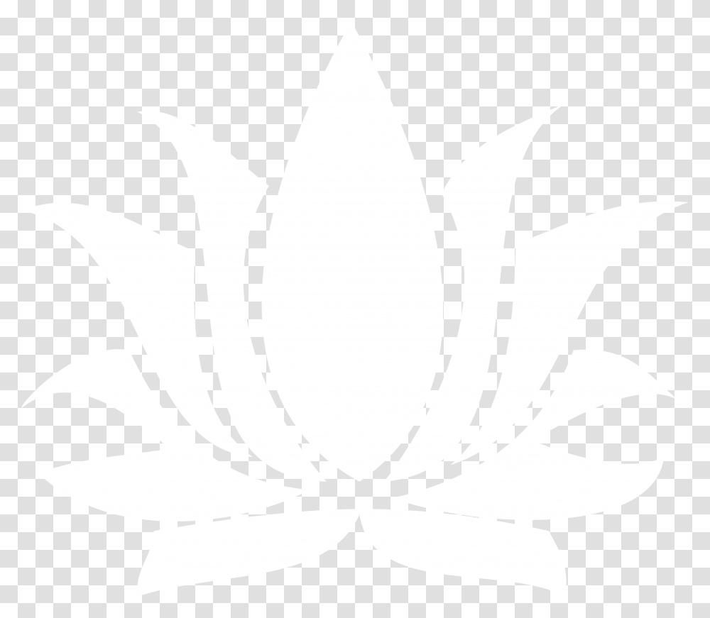 Lotus Flower Black And White Clipart Motif, Plant, Paper, Stencil Transparent Png