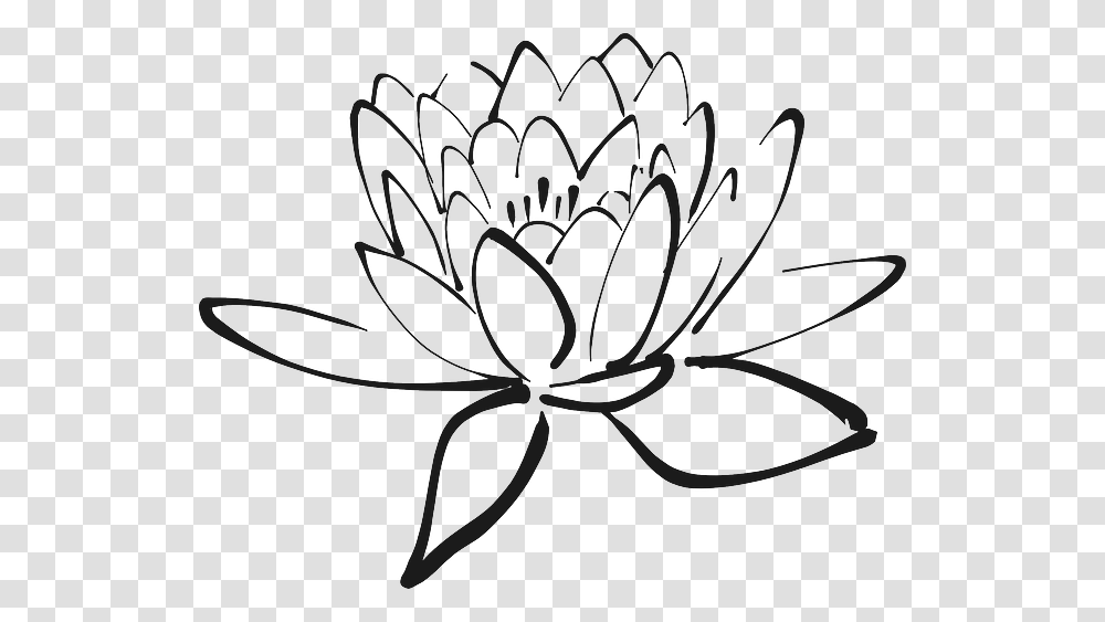 Lotus Flower Clip Art Black And White, Accessories, Accessory, Jewelry, Tiara Transparent Png