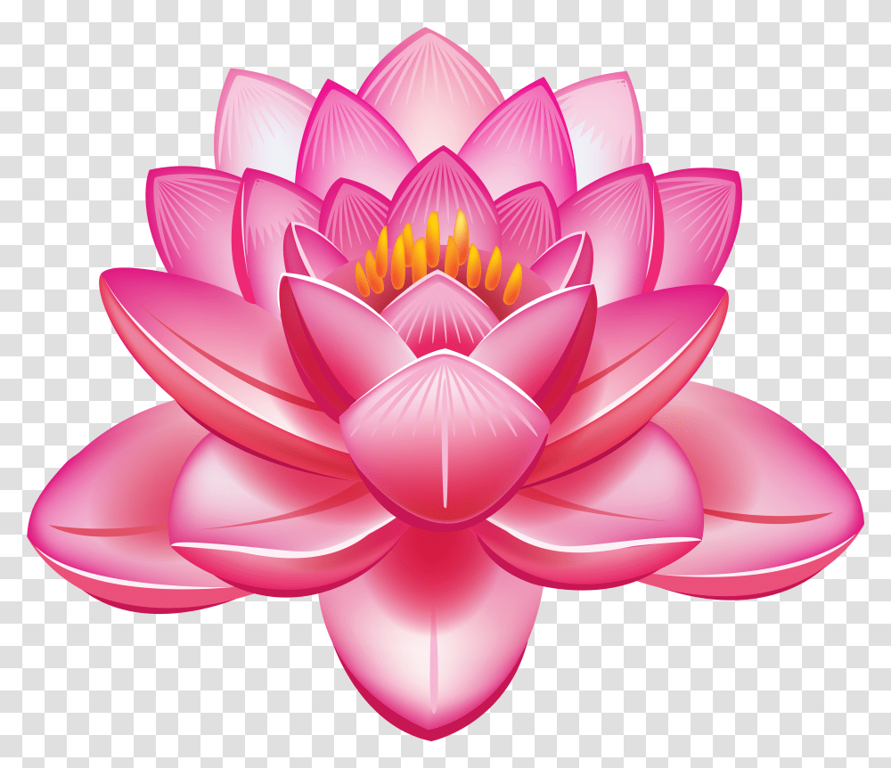 Lotus Flower Clipart Lotus Flower, Plant, Blossom, Pond Lily, Dahlia Transparent Png