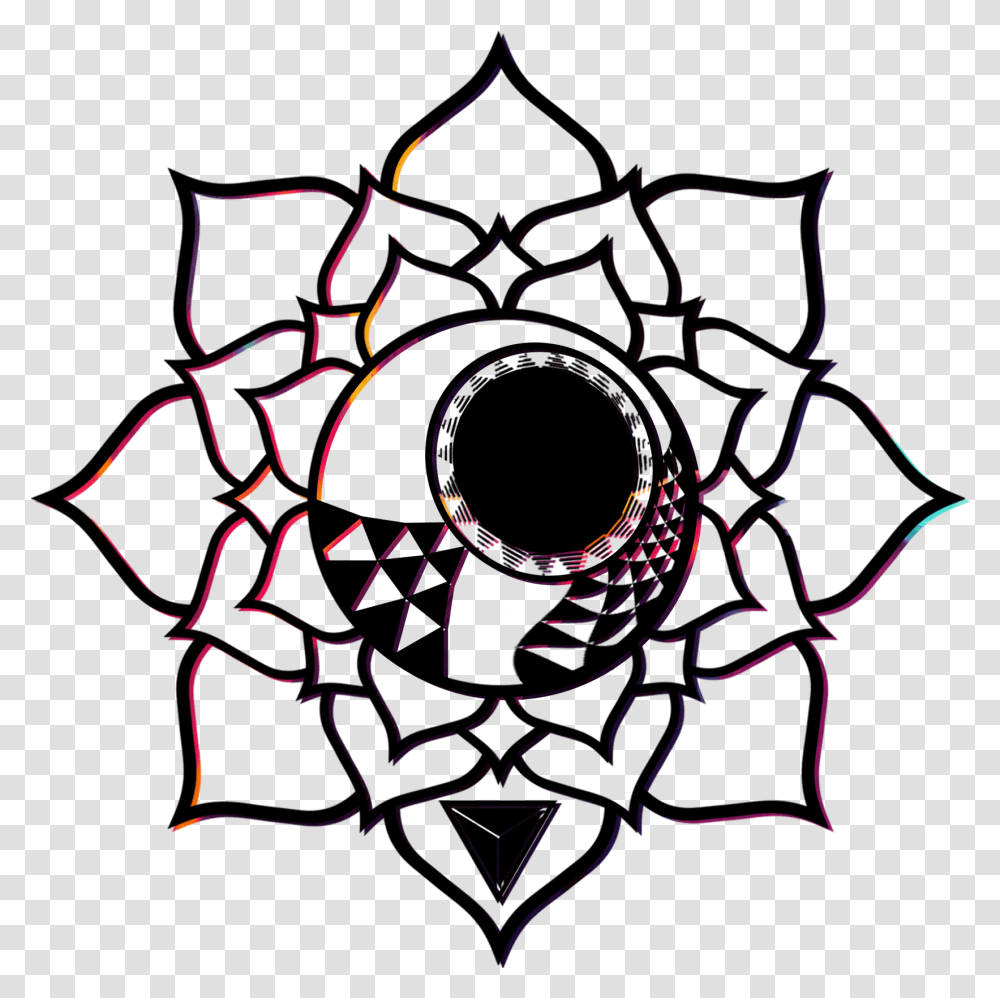 Lotus Flower Hinduism Symbol Drawing Lotus Flower Top View, Spider Web, Spiral Transparent Png