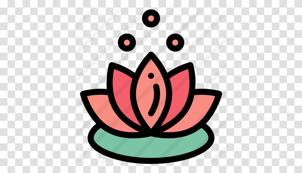 Lotus Flower Icon, Cutlery, Spoon, Paper, Tabletop Transparent Png