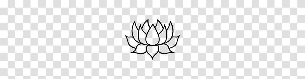 Lotus Flower Icons Noun Project, Gray, World Of Warcraft Transparent Png
