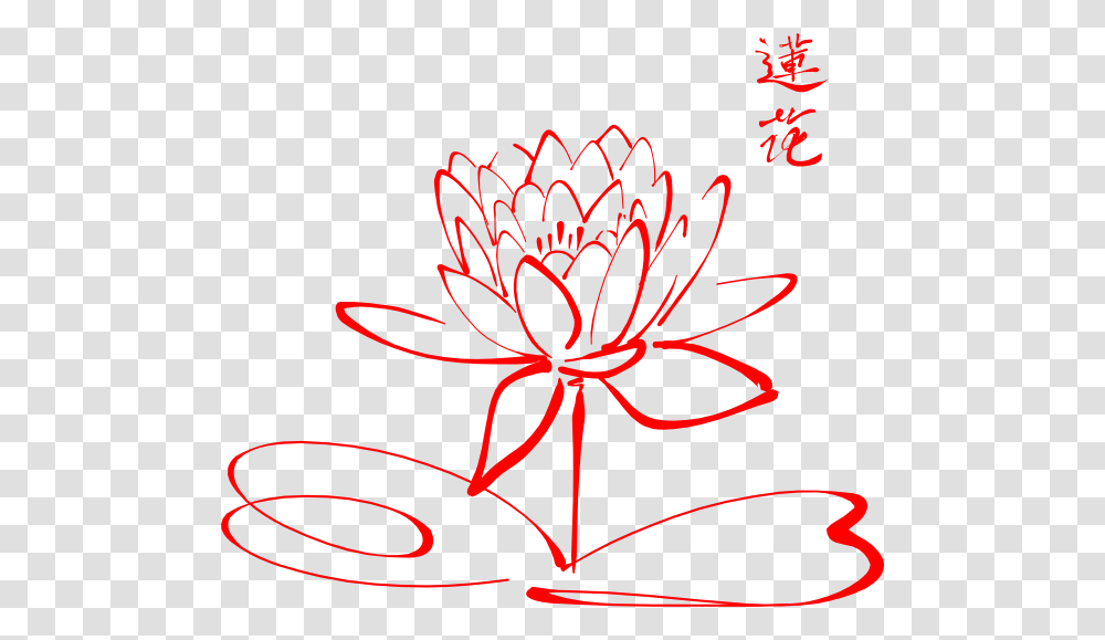 Lotus Flower Line Art, Floral Design, Pattern Transparent Png