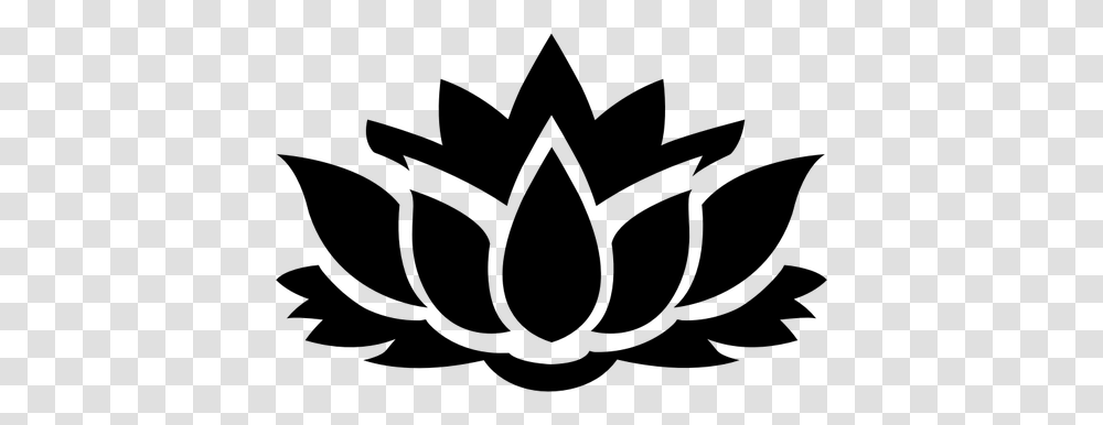 Lotus Flower Outline, Gray, World Of Warcraft Transparent Png