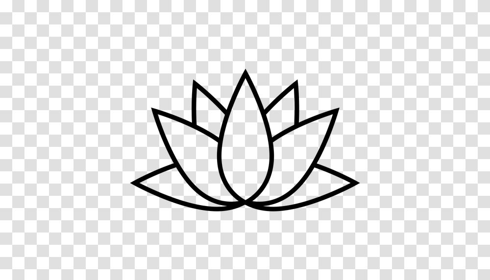Lotus Flower Outline Icon, Gray, World Of Warcraft Transparent Png