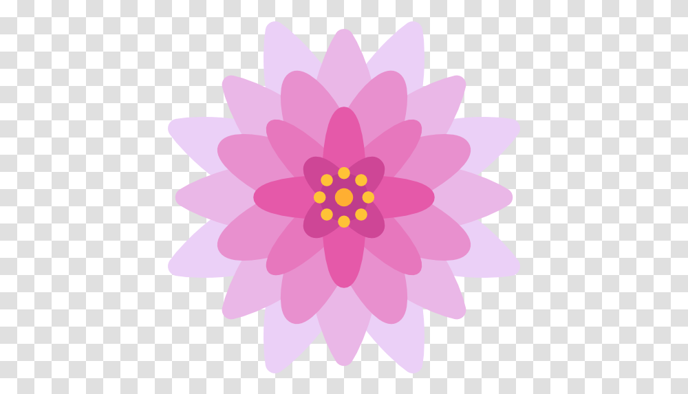 Lotus Flower Petals Blossom Botanical Nature Icon Flat Flower Icon, Plant, Daisy, Daisies, Rug Transparent Png