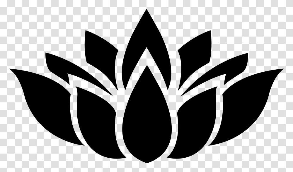 Lotus Flower Silhouette Icons, Gray, World Of Warcraft Transparent Png