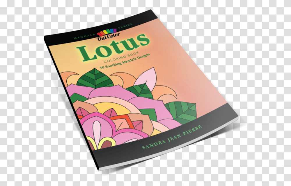 Lotus Mandala Coloring Book Flyer, Poster, Advertisement, Paper, Brochure Transparent Png