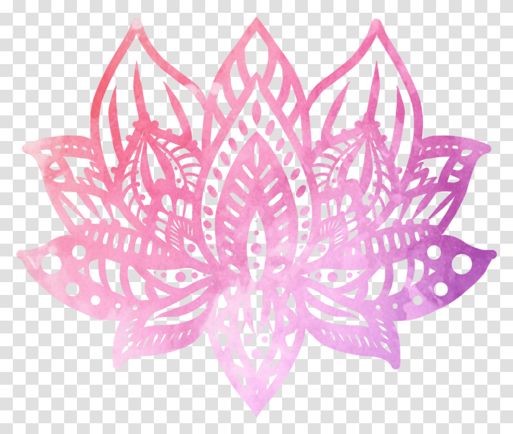 Lotus Mandala On Pastel, Lace, Rug, Accessories, Accessory Transparent Png