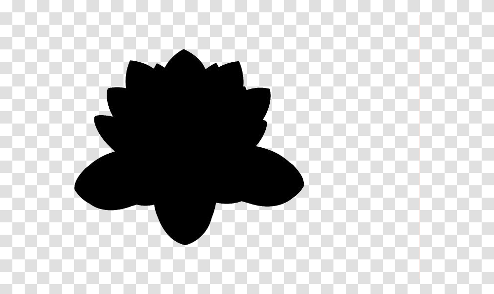 Lotus With Background Trace And Color Lotus, Leaf, Plant, Silhouette Transparent Png
