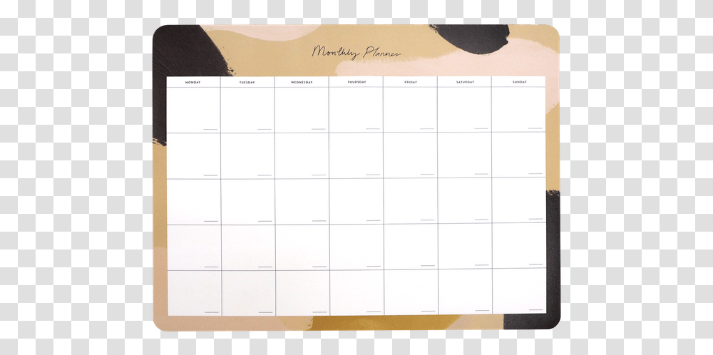 Lou Lou Monthly Desk Planner Paper, Calendar, Page Transparent Png