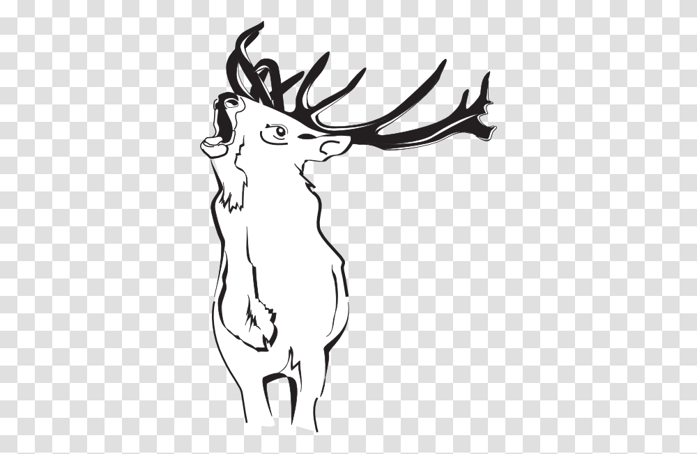 Loud Deer Clip Art, Antler, Wildlife, Mammal, Animal Transparent Png