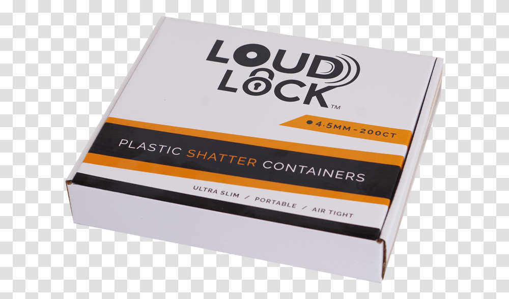 Loud Lock Plastic Shatter Container Paper, Box, Business Card Transparent Png