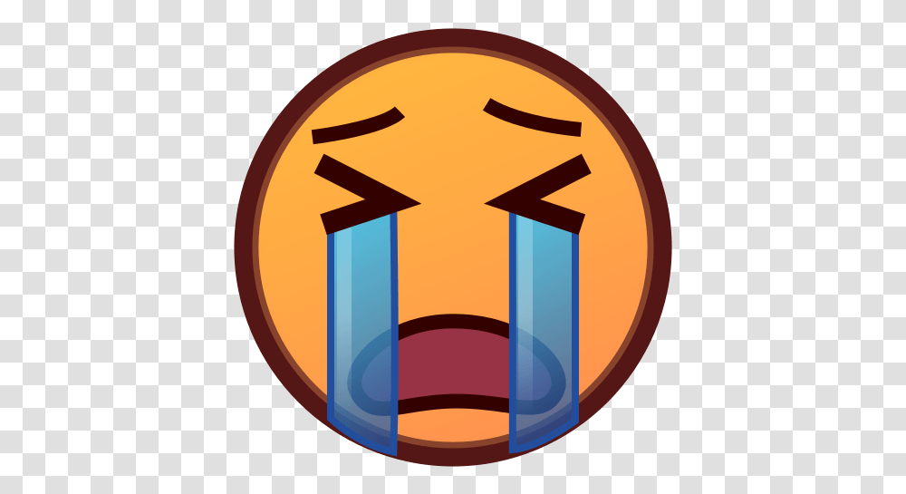Loudly Crying Face Emoji For Facebook Email & Sms Id Emoji Loudly Crying Face, Logo, Symbol, Trademark, Badge Transparent Png