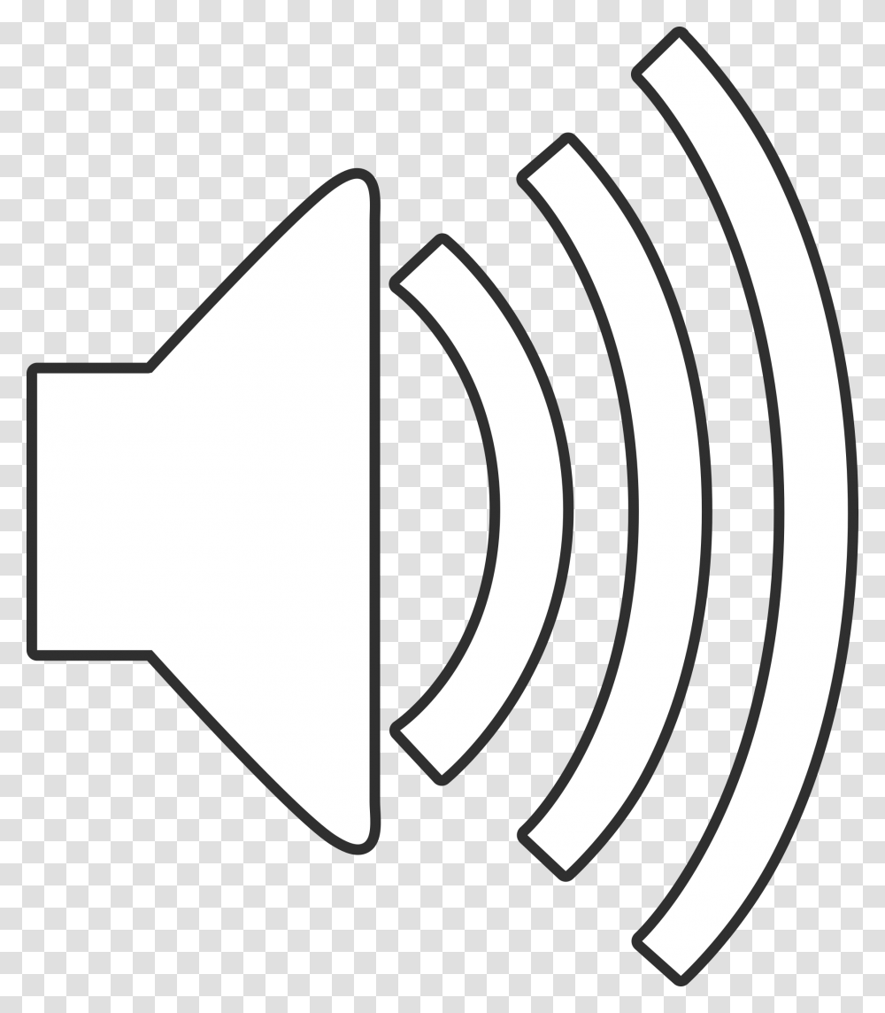 Loudspeaker Clipart Audio Icon White, Axe, Tool, Logo Transparent Png
