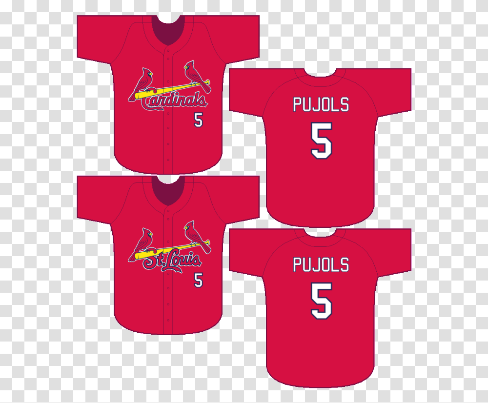 Louis Cardinals Concept Albert Pujols Jersey, Number, Shirt Transparent Png