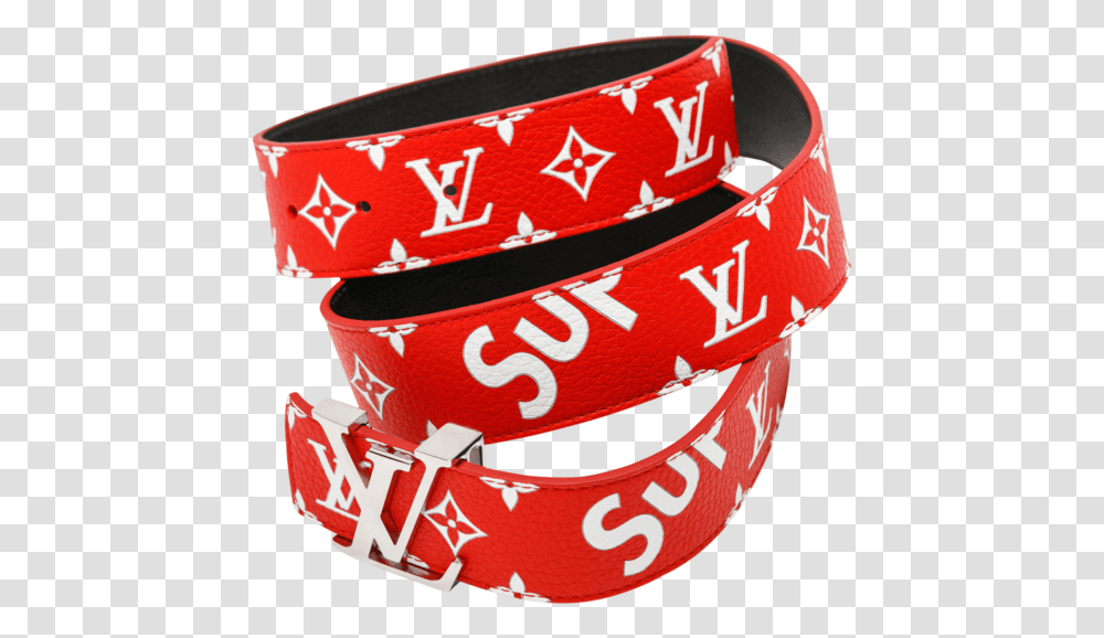 Louis Vuitton Belt Red X Supreme, Accessories, Accessory, Jewelry, Birthday Cake Transparent Png