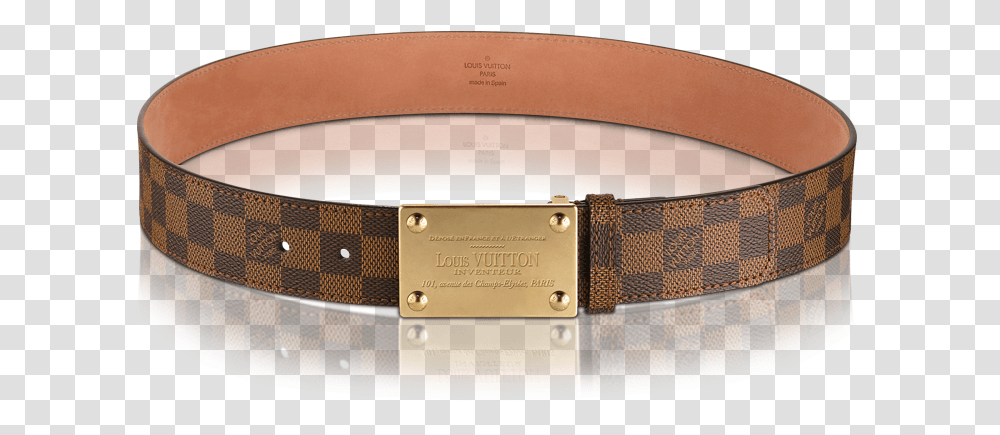 Louis Vuitton Damier Belt, Accessories, Accessory, Buckle, Label Transparent Png