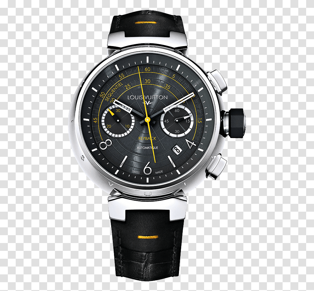 Louis Vuitton Flyback Watch, Wristwatch, Clock Tower, Architecture, Building Transparent Png