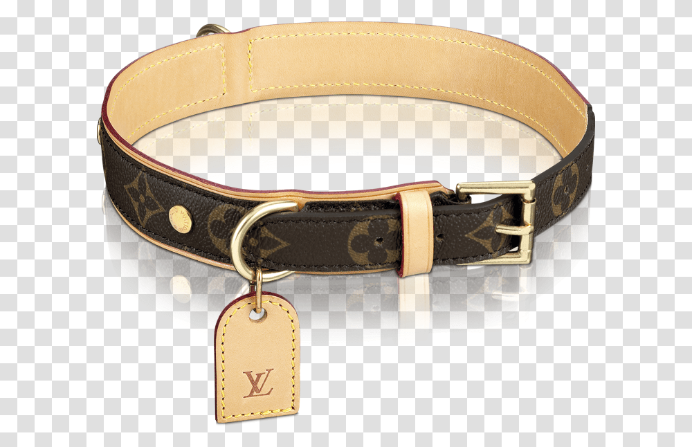 Louis Vuitton Leather Dog Collar, Belt, Accessories, Accessory, Buckle Transparent Png
