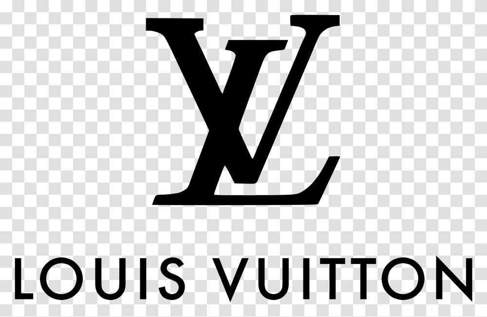 Louis Vuitton Logo Symbol Text Louis Vuitton Logo, Gray Transparent Png