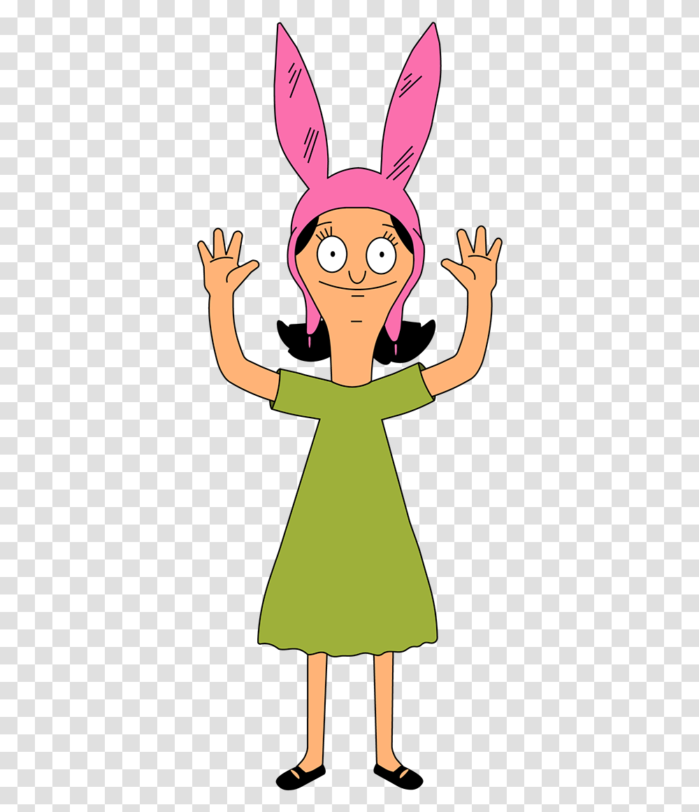 Louise Bobs Burgers, Hand, Person, Face, Finger Transparent Png