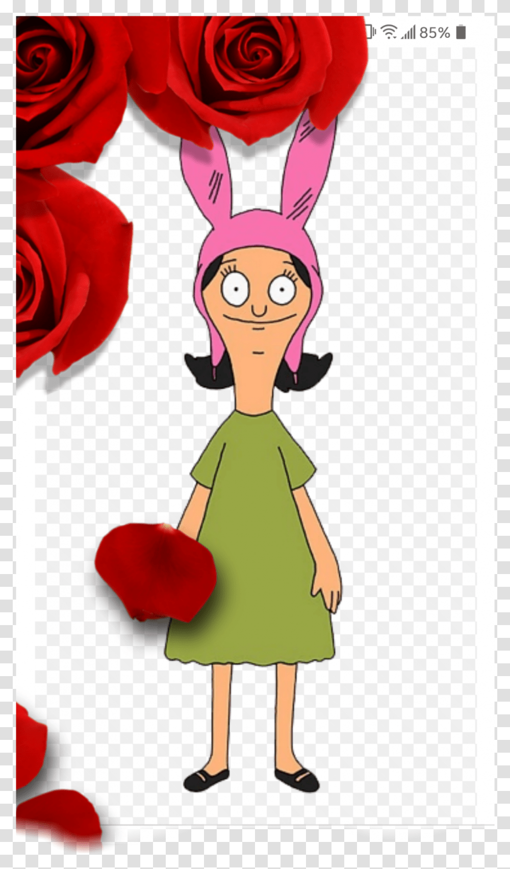 Louisebelcher Louise Bobs Burgers Characters, Rose, Flower, Plant, Blossom Transparent Png