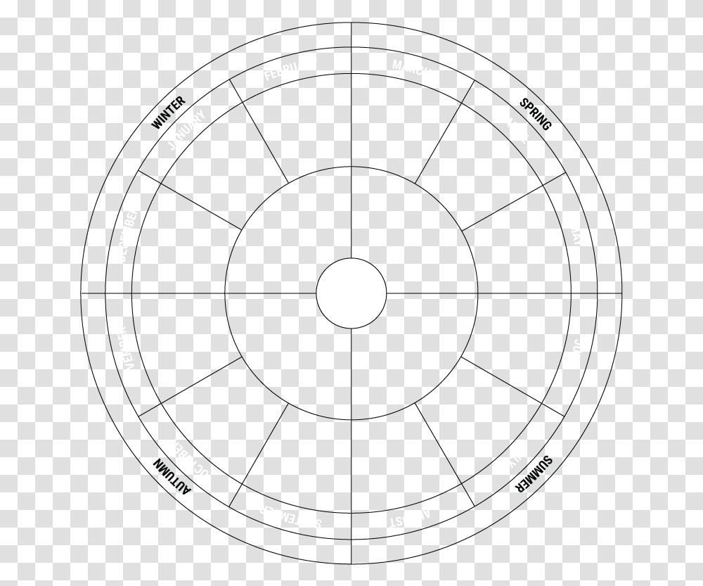 Louisiana Louisiana Seasonality Wheel Skeleton Plain Wheel Of Life Buddhism Template, Moon, Outer Space, Night, Astronomy Transparent Png