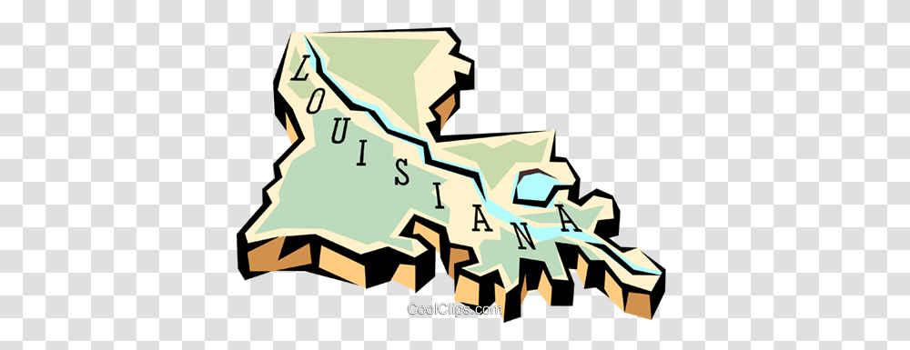 Louisiana State Map Royalty Free Vector Clip Art Illustration, Crowd, Plot, Diagram Transparent Png