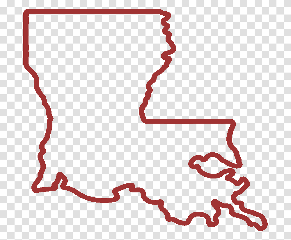 Louisiana State Outline Louisiana Black And White, Animal, Alphabet Transparent Png