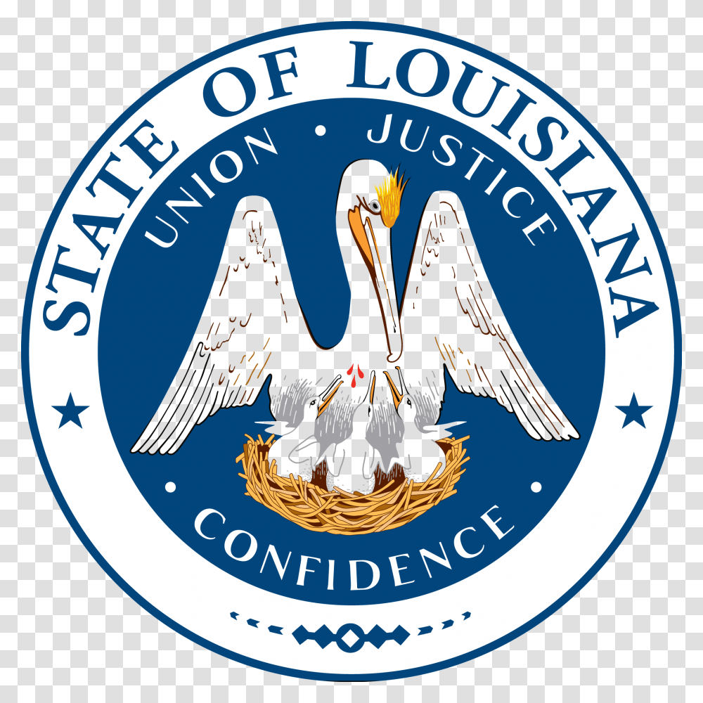 Louisiana State Seal, Logo, Trademark, Emblem Transparent Png