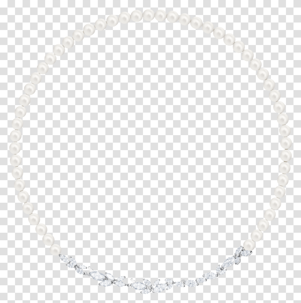 Louison Pearl Necklace White Rhodium Plating Chain, Accessories, Accessory, Bead, Jewelry Transparent Png