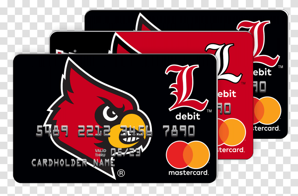Louisville Cardinals Fancard Prepaid Mastercard Group Louisville Cardinals, Label, Credit Card, Gum Transparent Png
