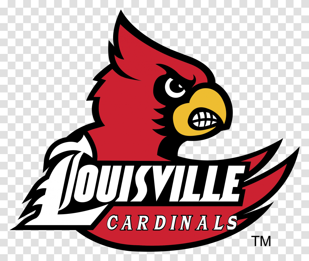 Louisville Cardinals Logo Louisville Basketball Team Logo, Angry Birds, Symbol, Trademark, Poster Transparent Png