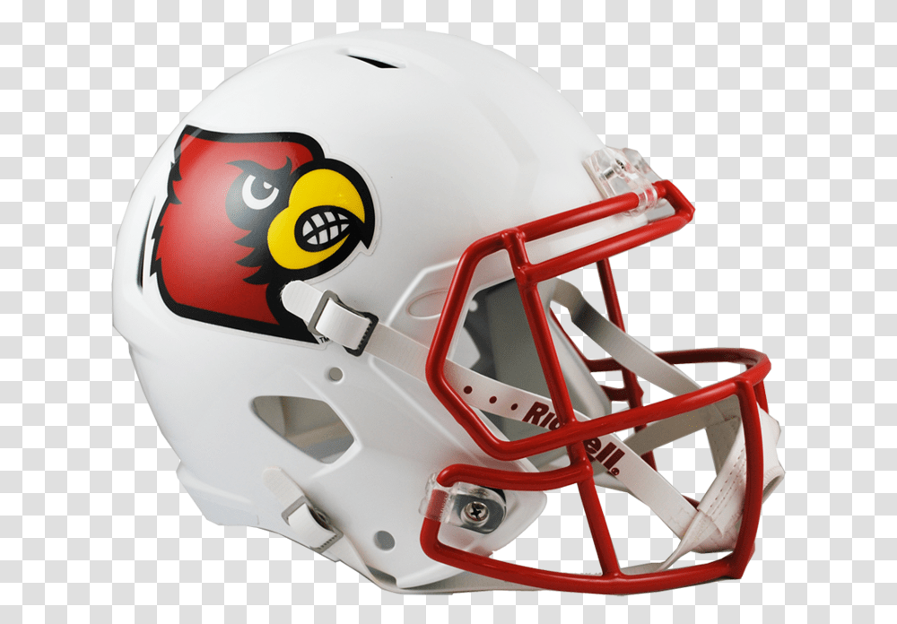 Louisville Cardinals Replica Full Size Speed Helmet Louisville Cardinals Helmet, Apparel, Football, Team Sport Transparent Png